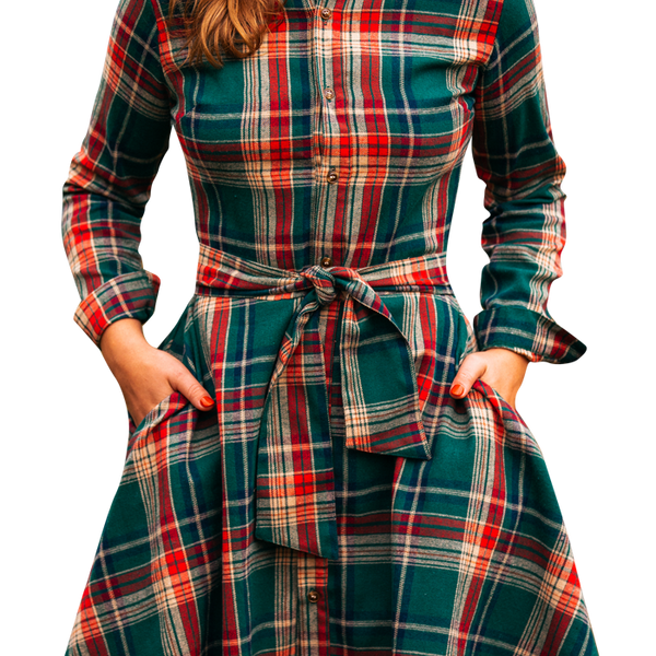 Woodstock Trail Flannel Dress – Kiel James Patrick