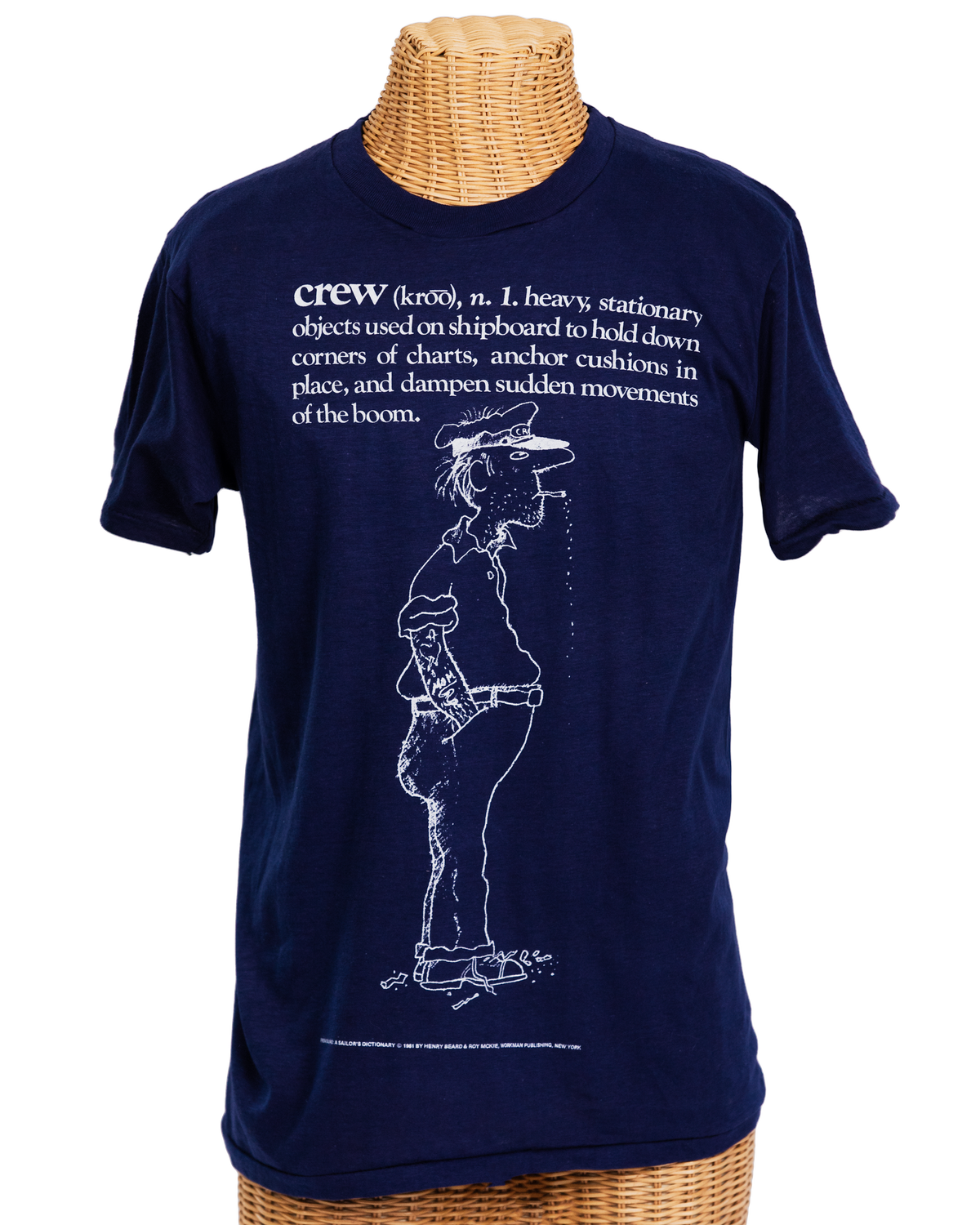 Vintage: Navy Crew 1981 Tee
