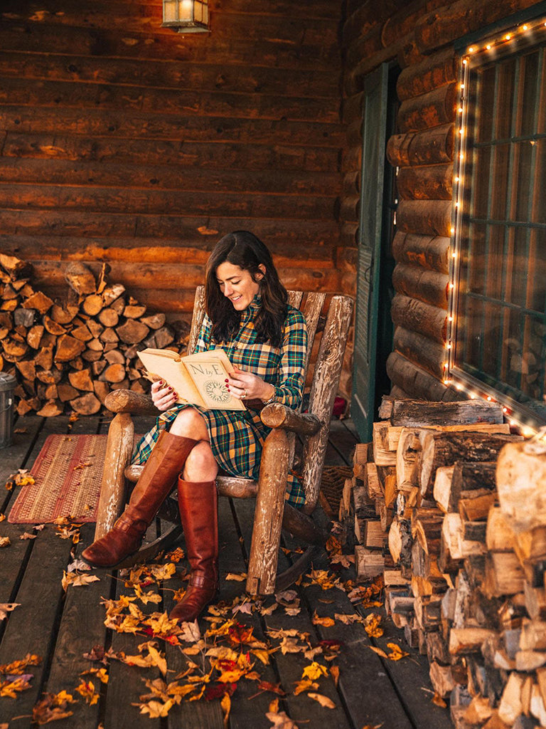 New England House Flannel Dress