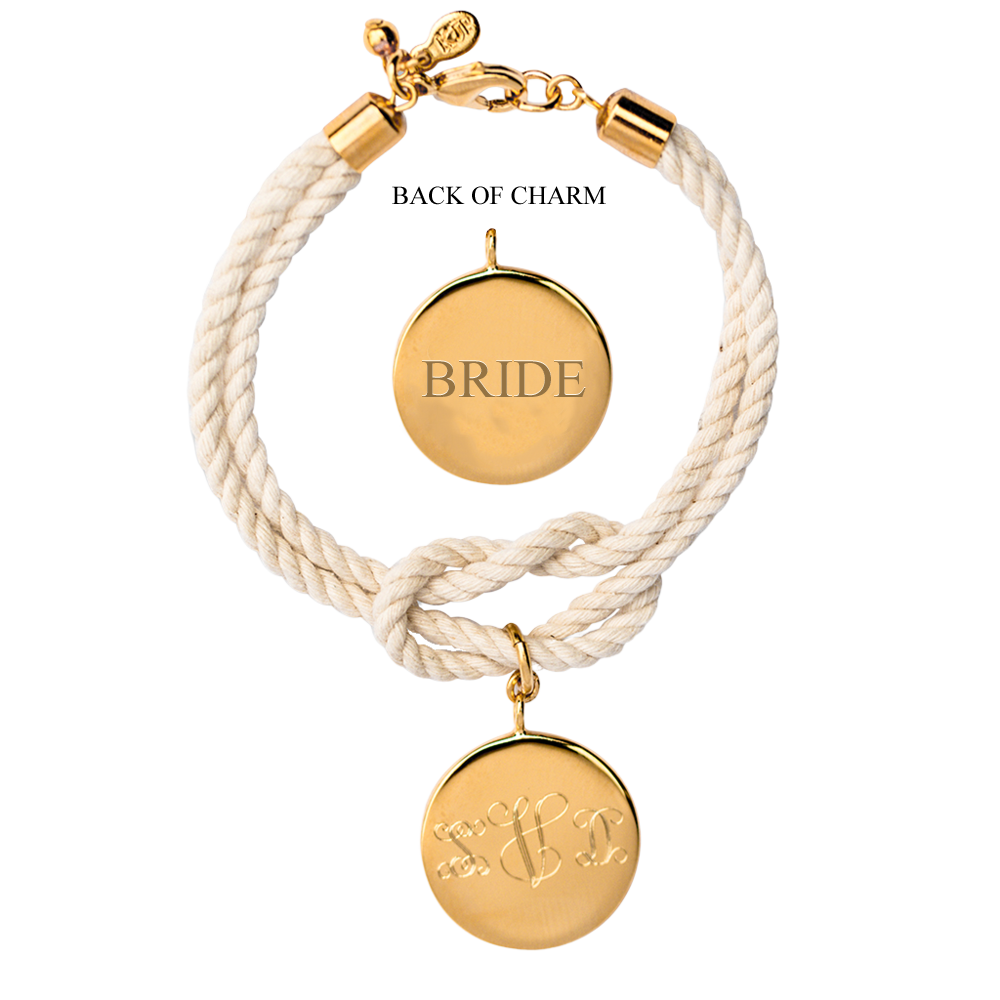 East Hampton Engravable Sailor's Knot Wedding Bracelet
