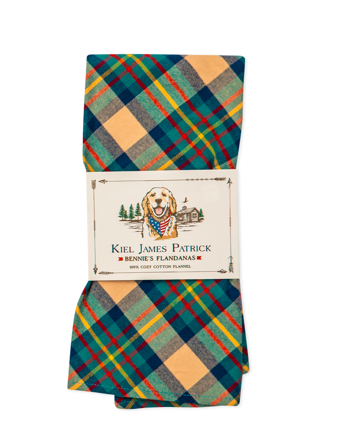 New England House Flannel Dog Bandana