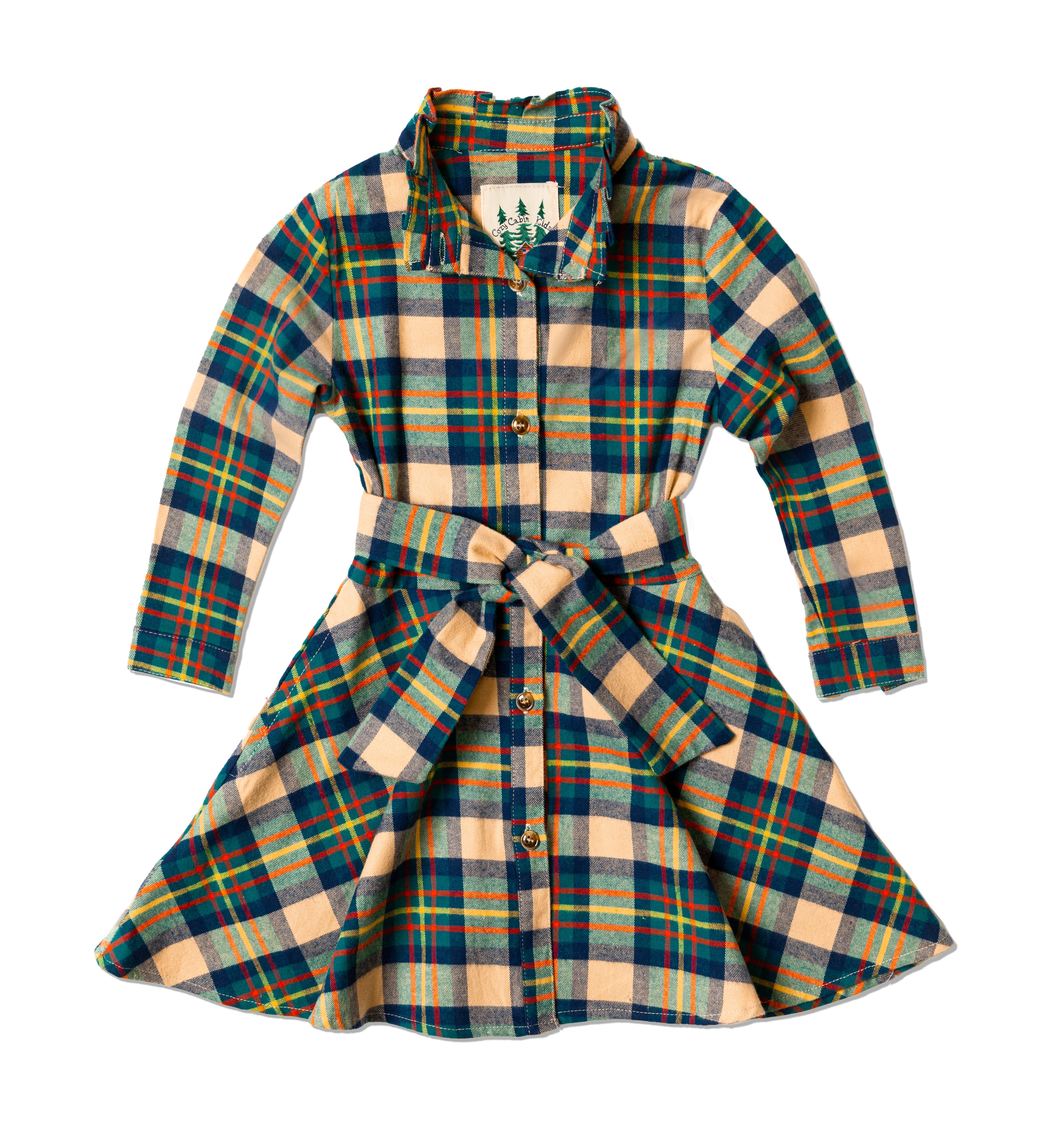 New England House Kids Flannel Dress