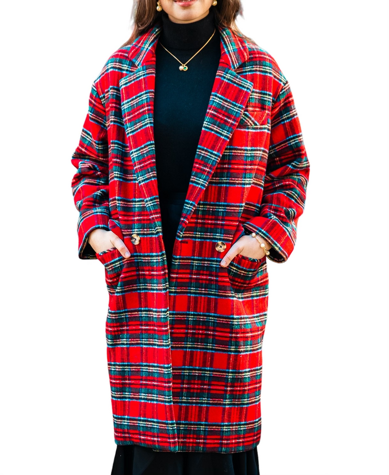 Helena Tartan Coat