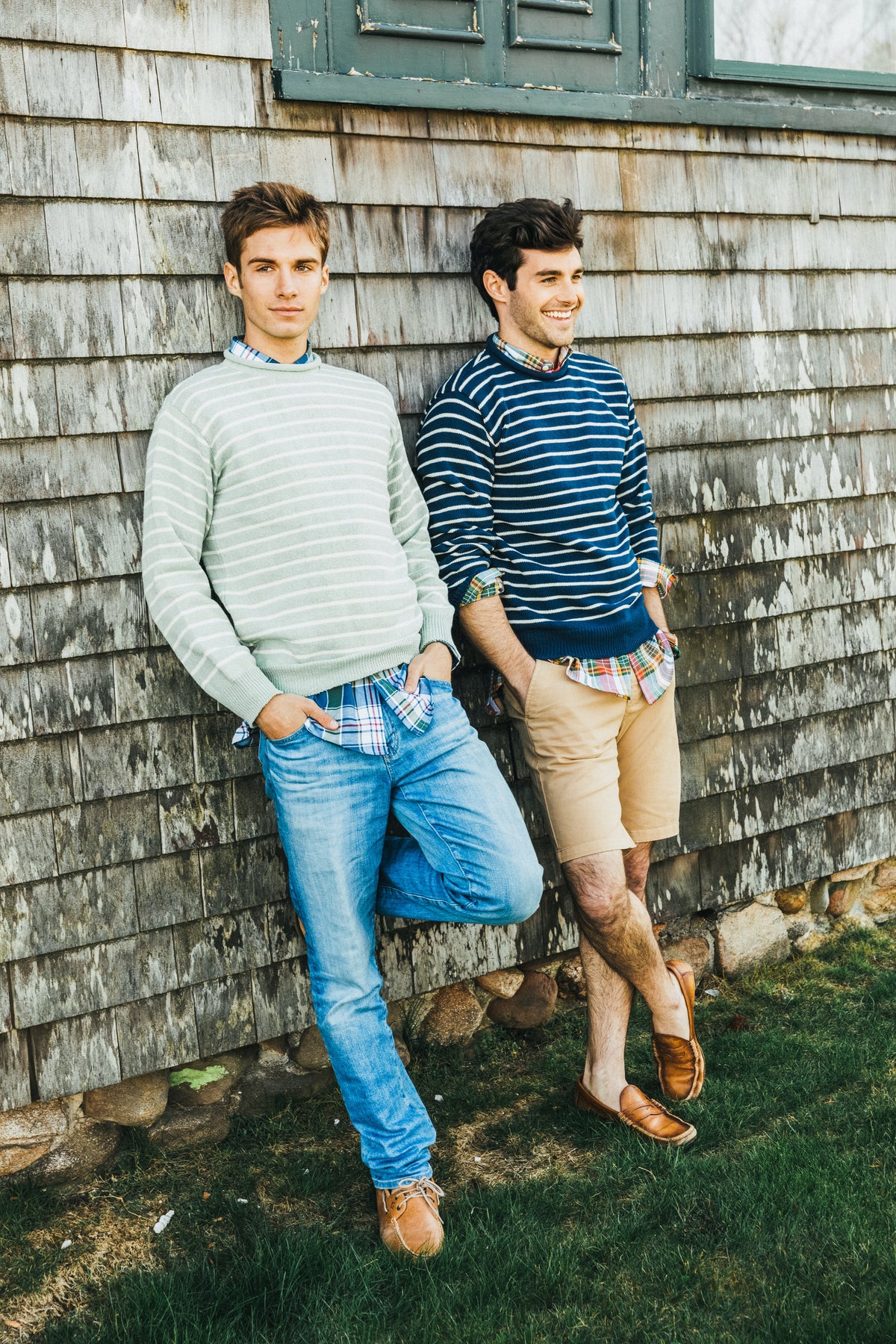 J. Dean Striped Rollneck Sweater - Men's