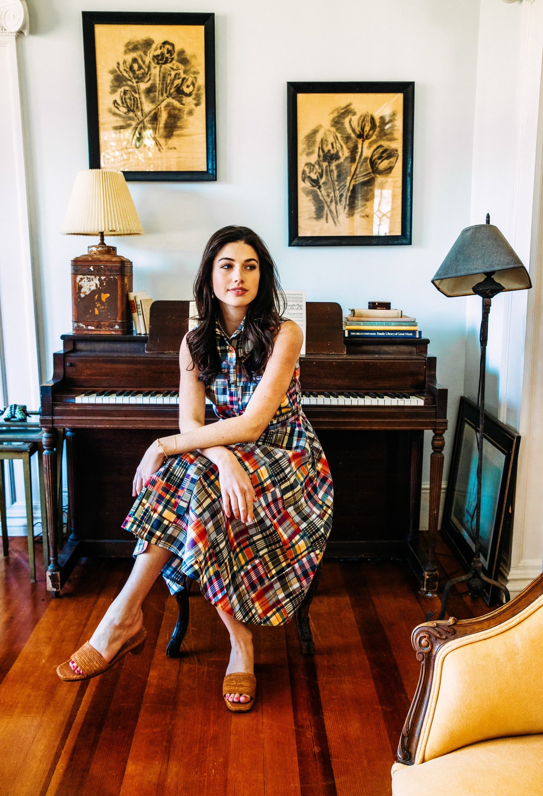 Jacqueline Patchwork Madras Shirtdress