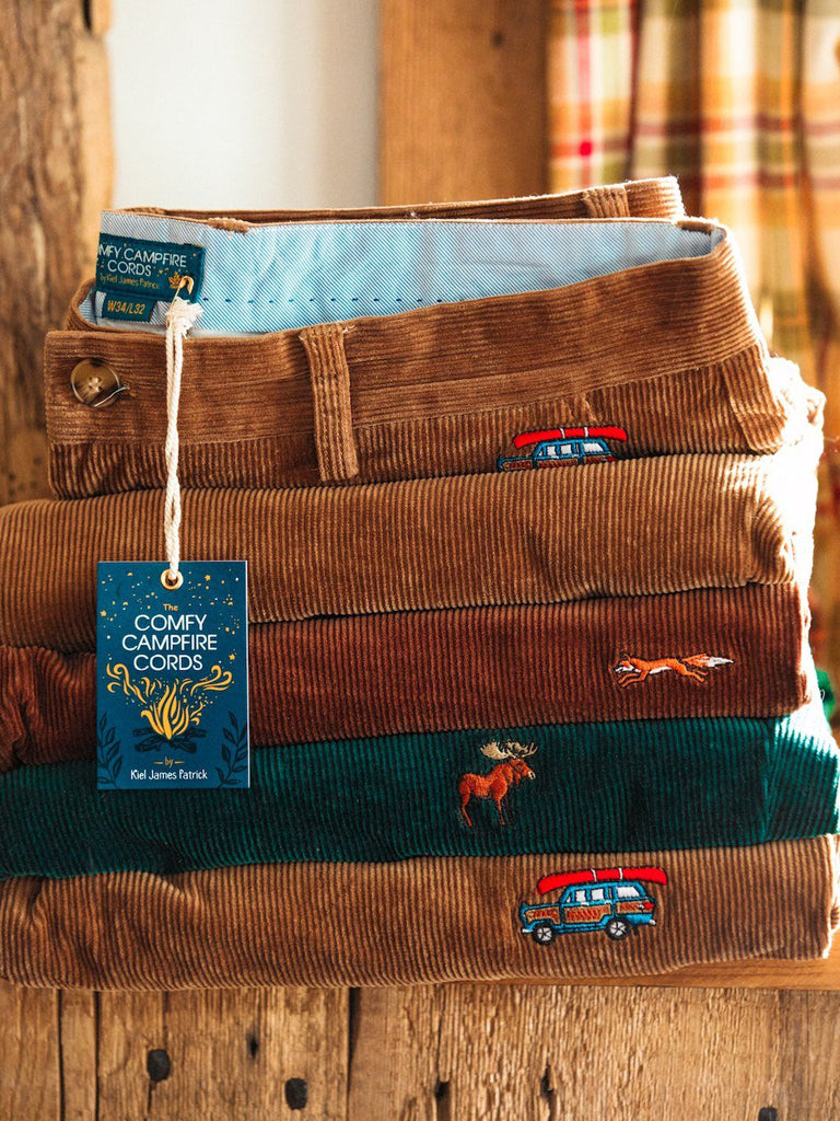 Cozy Campfire Corduroy Pants in Brown