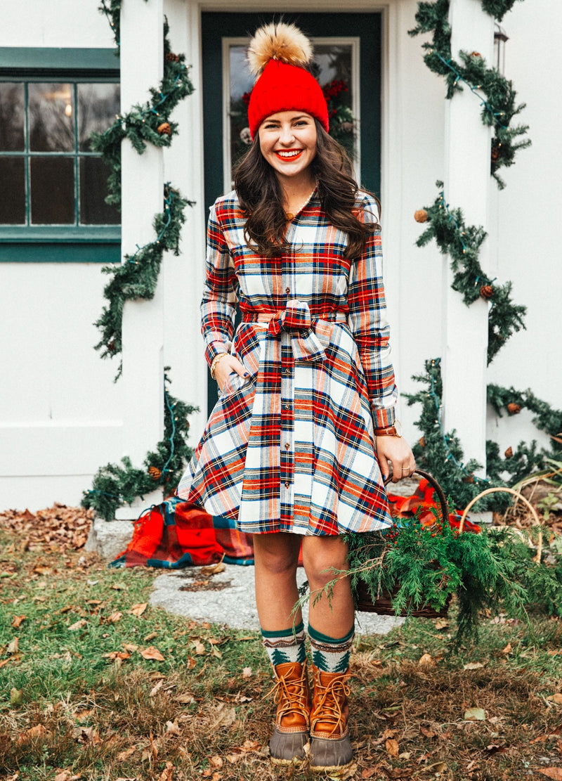Santa Baby Flannel Dress Kiel James Patrick Santa Baby Flannel Dress Kiel James Patrick