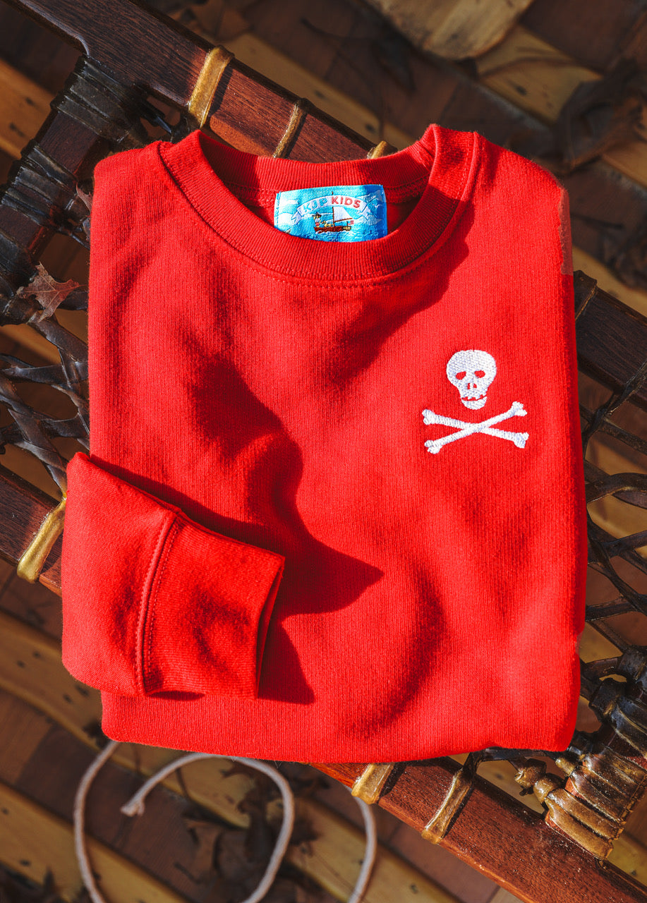 The Jolly Roger Kids Embroidered Sweatshirt