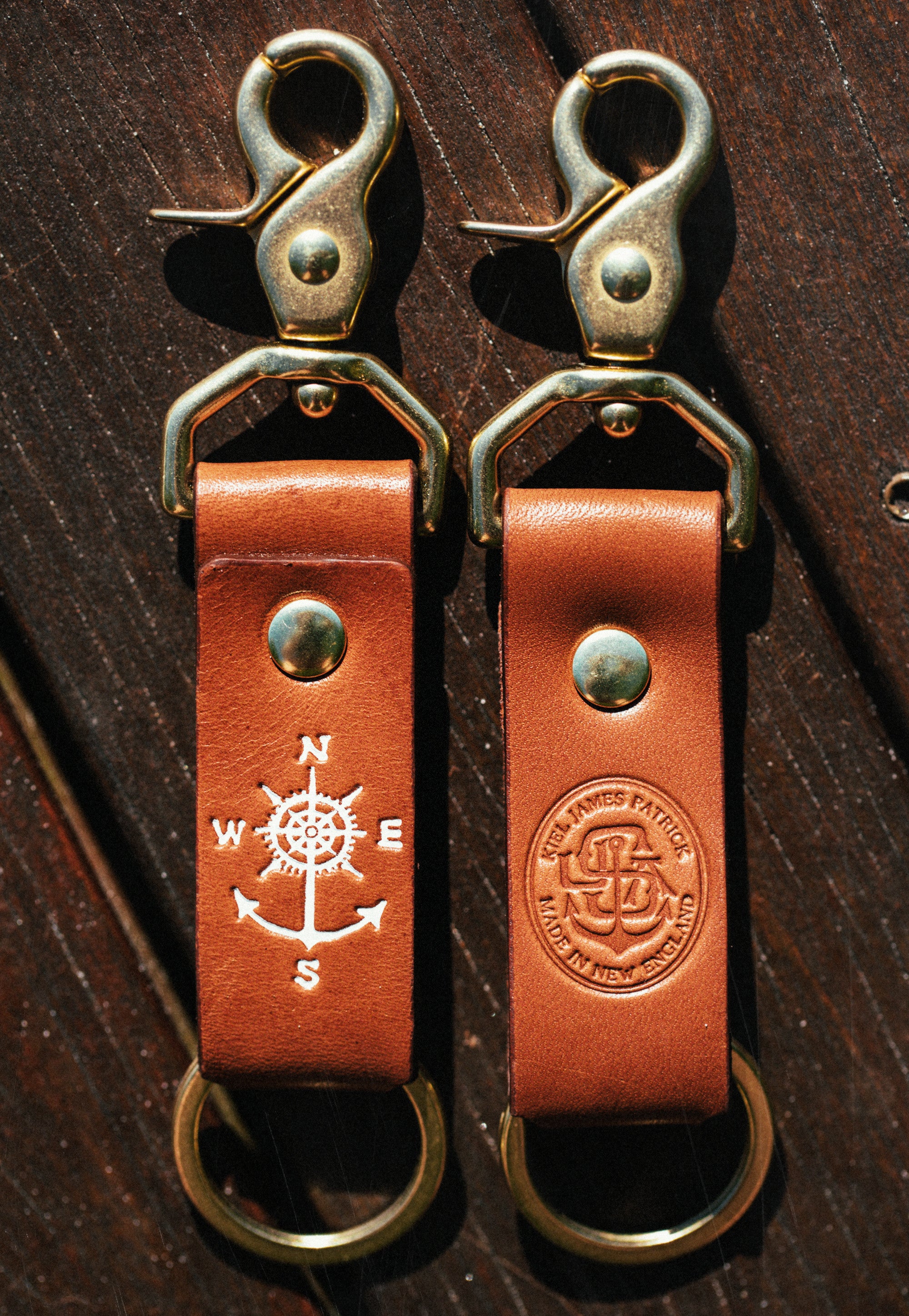 Keys to Adventure - White - Kiel James Patrick Anchor Bracelet Made in the USA