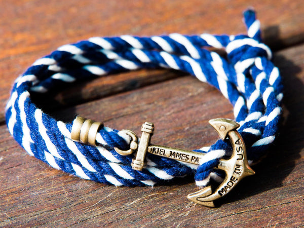 Kennedy Sail - Kiel James Patrick Anchor Bracelet Made in the USA