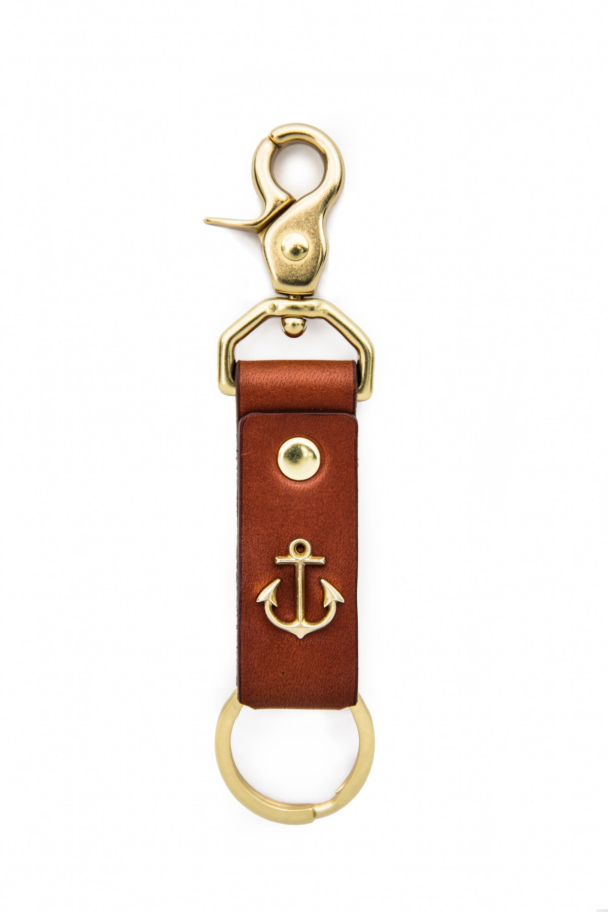 Keys to Adventure - Brass - Kiel James Patrick Anchor Bracelet Made in the USA