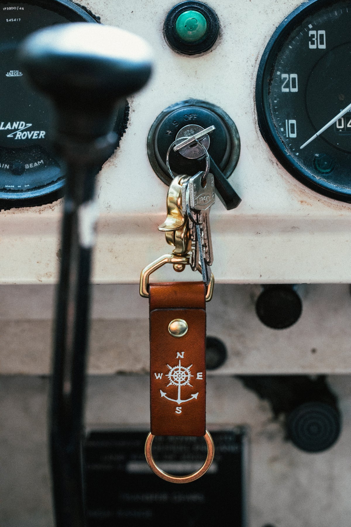 Keys to Adventure - White - Kiel James Patrick Anchor Bracelet Made in the USA