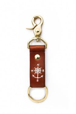 Keys to Adventure - White - Kiel James Patrick Anchor Bracelet Made in the USA