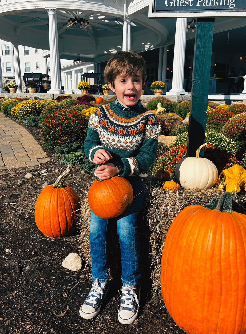 The Pumpkin Patch Sweater - Kids