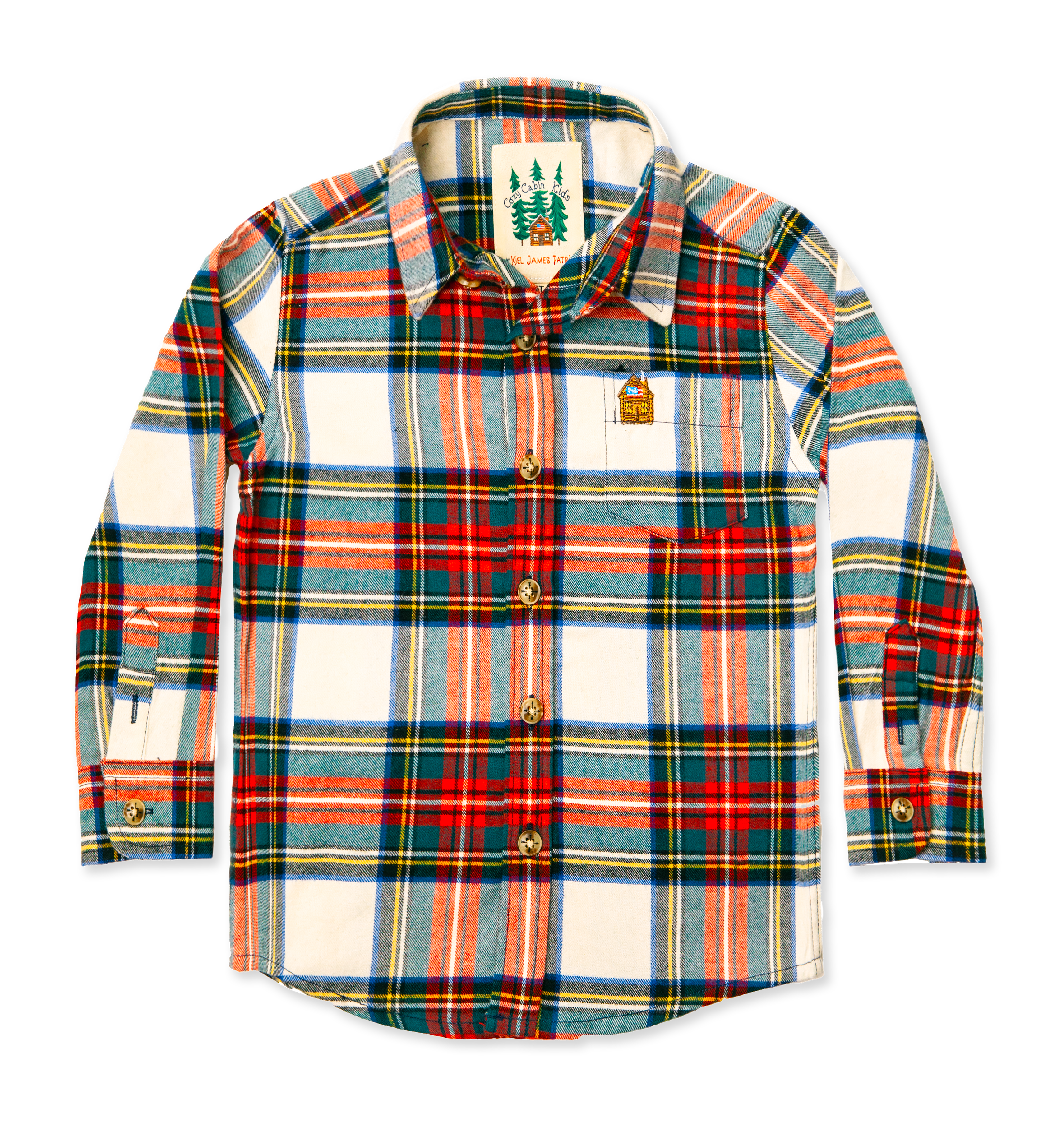 Santa Baby Kids Flannel Shirt