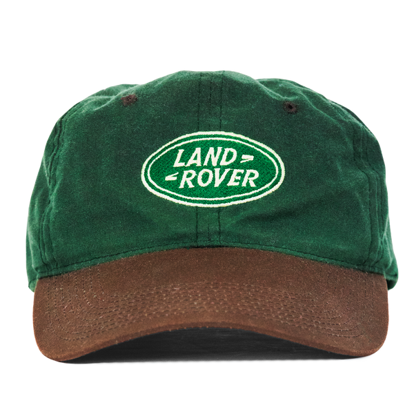 Vintage: Land Rover Green and Brown Hat
