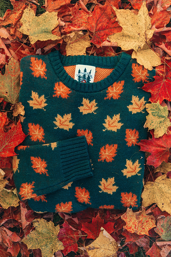 Kiel James Patrick Big Cozy Fall Leaf shops Sweater M