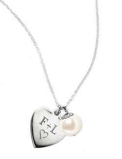 I Heart Pearls Mom-O-Gram (Sterling Silver) - Kiel James Patrick Anchor Bracelet Made in the USA