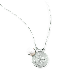 Mother Pearl Drop Necklace