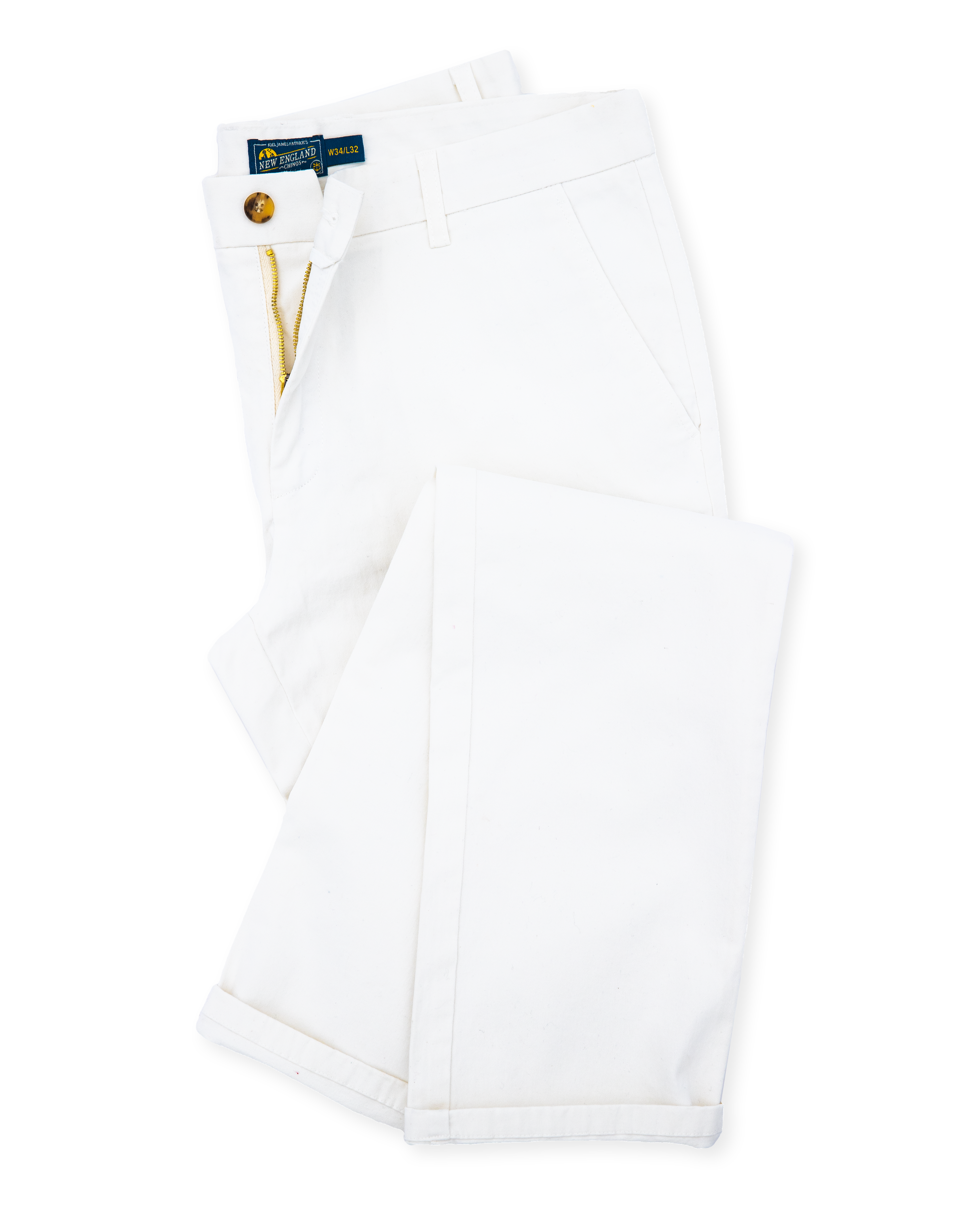 8TH / Jeff chino pants (White) - Nothing written