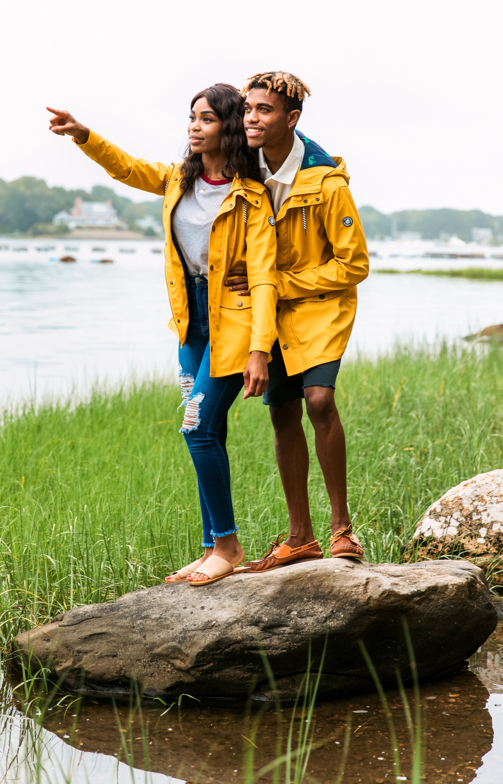 Classic yellow raincoat womens new arrivals