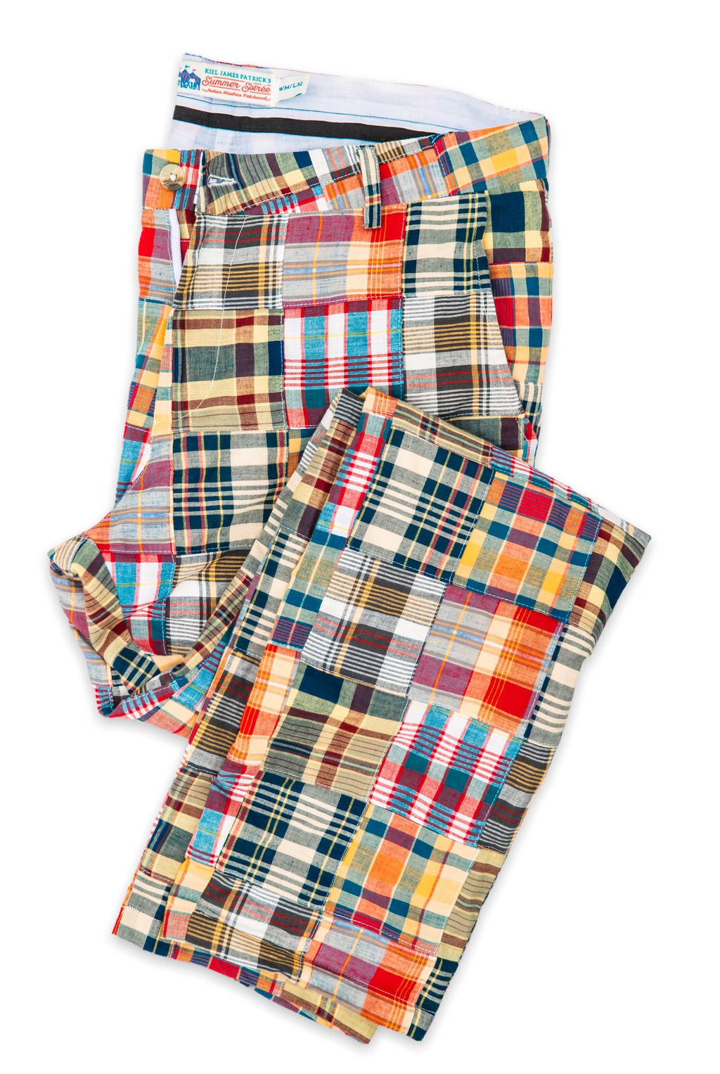 KJP Men's Hyannis Patchwork Madras Pants – Kiel James Patrick