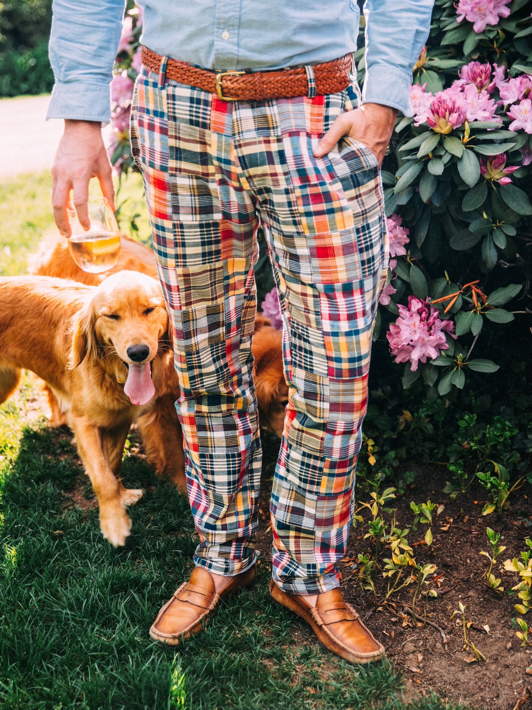 Hyannis Patchwork Madras Pants