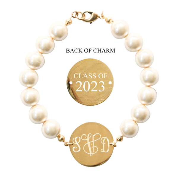 Pearl Monogram Bracelet--Class of 2023