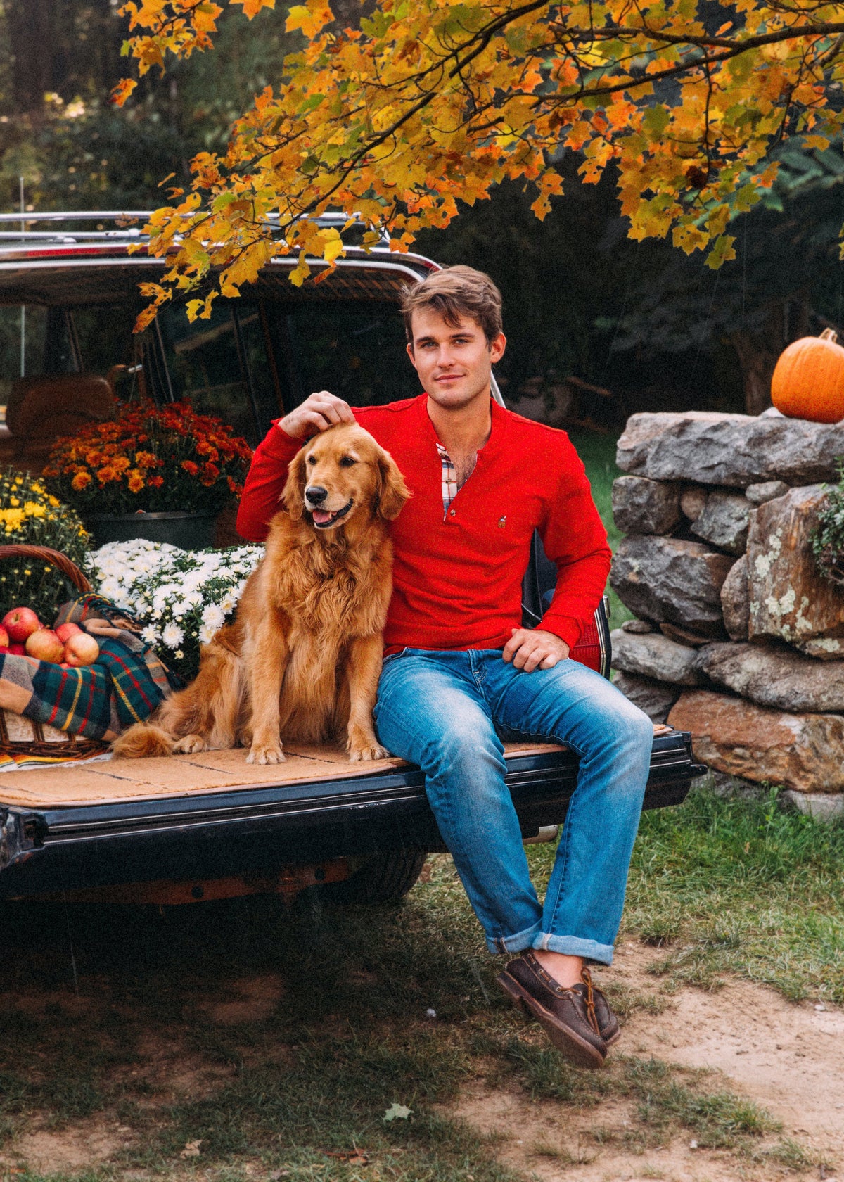Cozy Cabin Henley Shirt in Maple