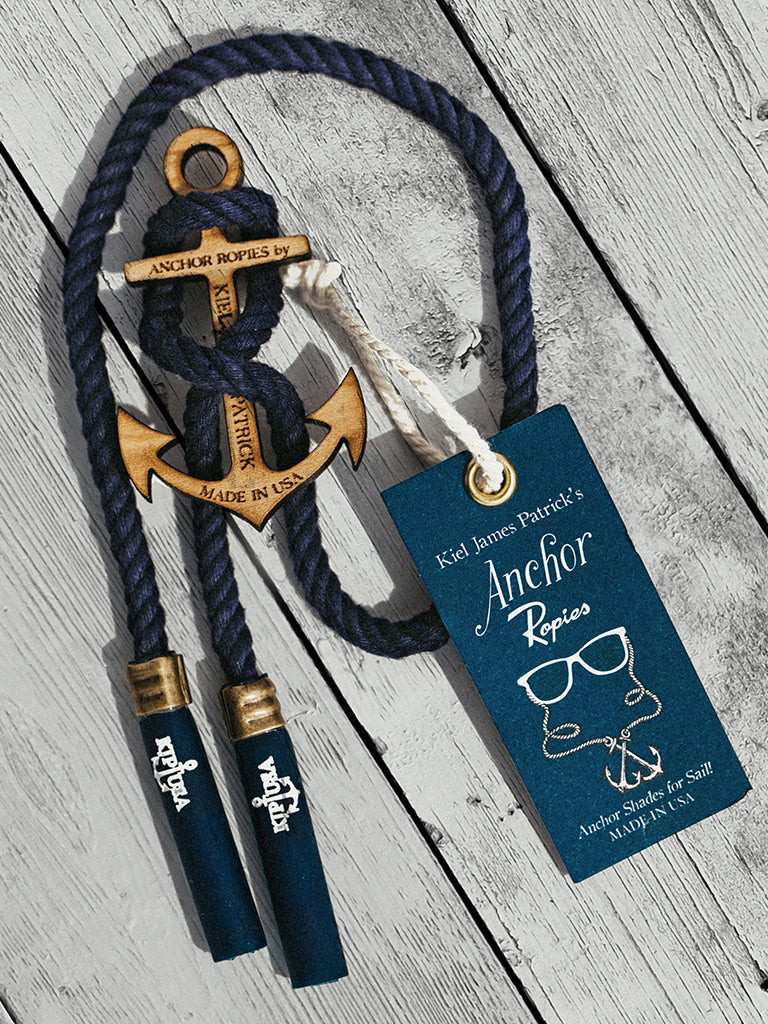 Anchor Ropies Navy - Kiel James Patrick Anchor Bracelet Made in the USA