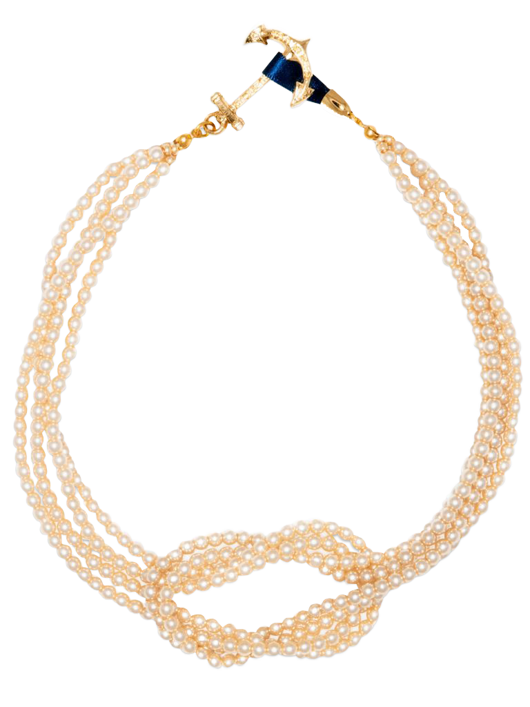 Serena Fairchild Knotted Pearl Necklace