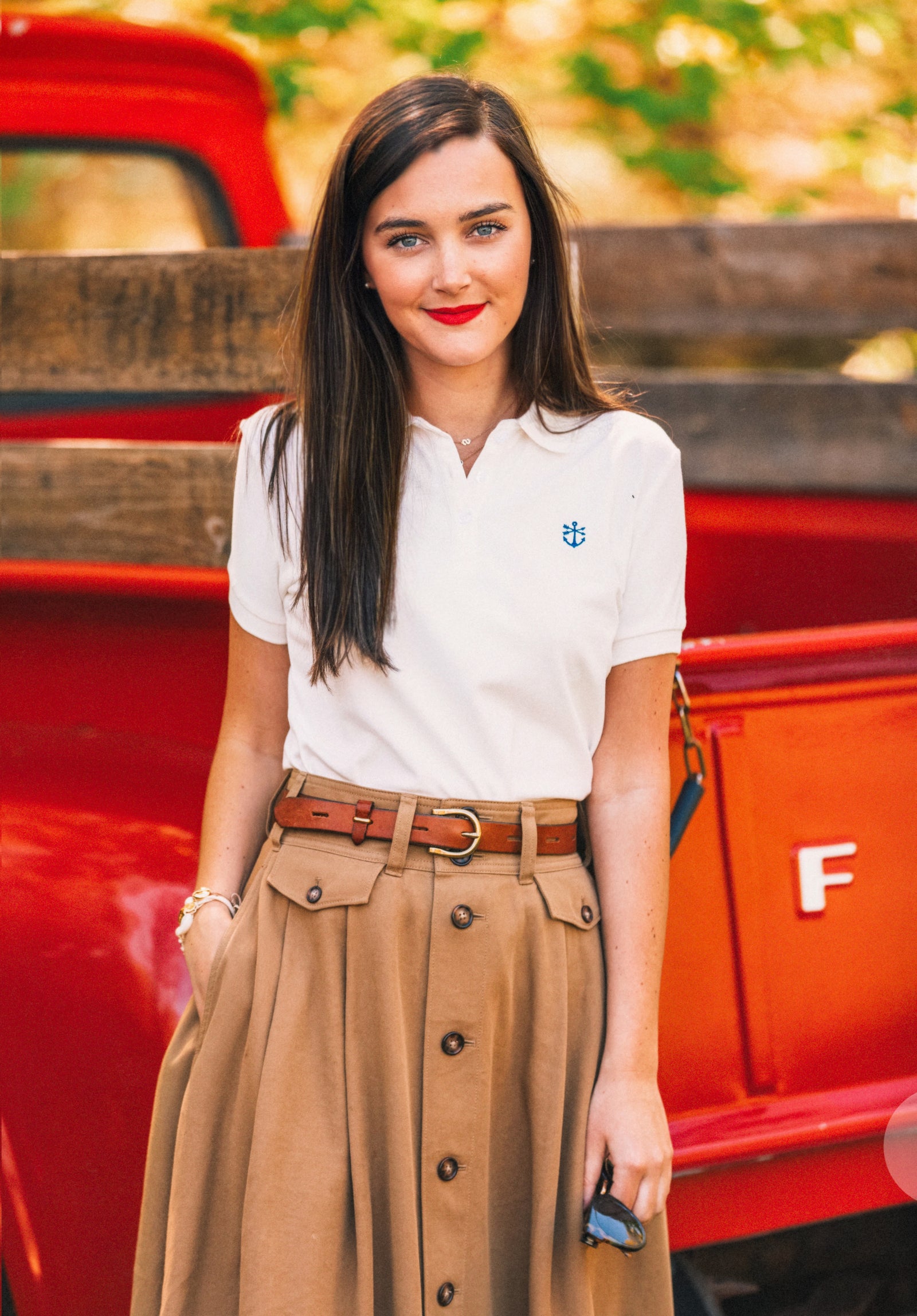 Chatham Lily Polo Shirt in White – Kiel James Patrick