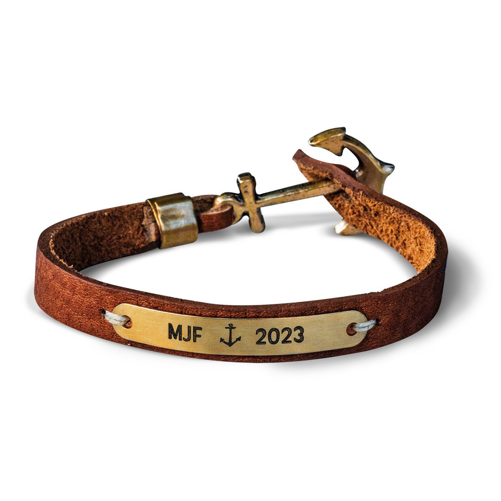 Custom Engraved Monogram Initials Bracelet With Sturdy -  Norway