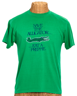 Vintage: Save the Alligator 1981 Green Tee