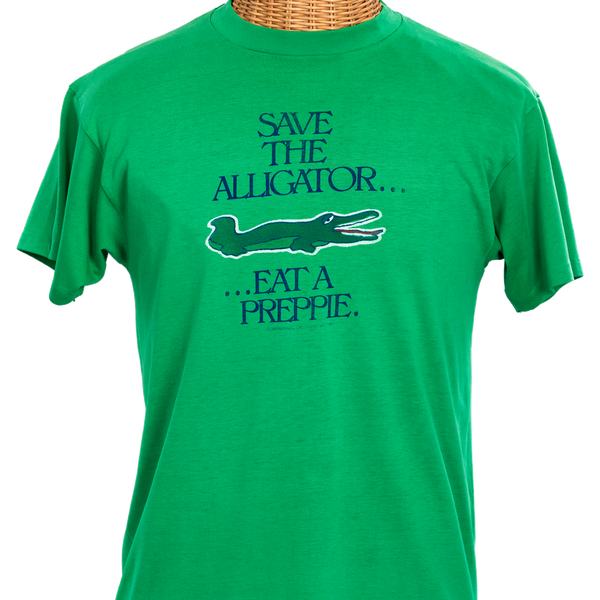 Vintage: Save the Alligator 1981 Green Tee – Kiel James Patrick