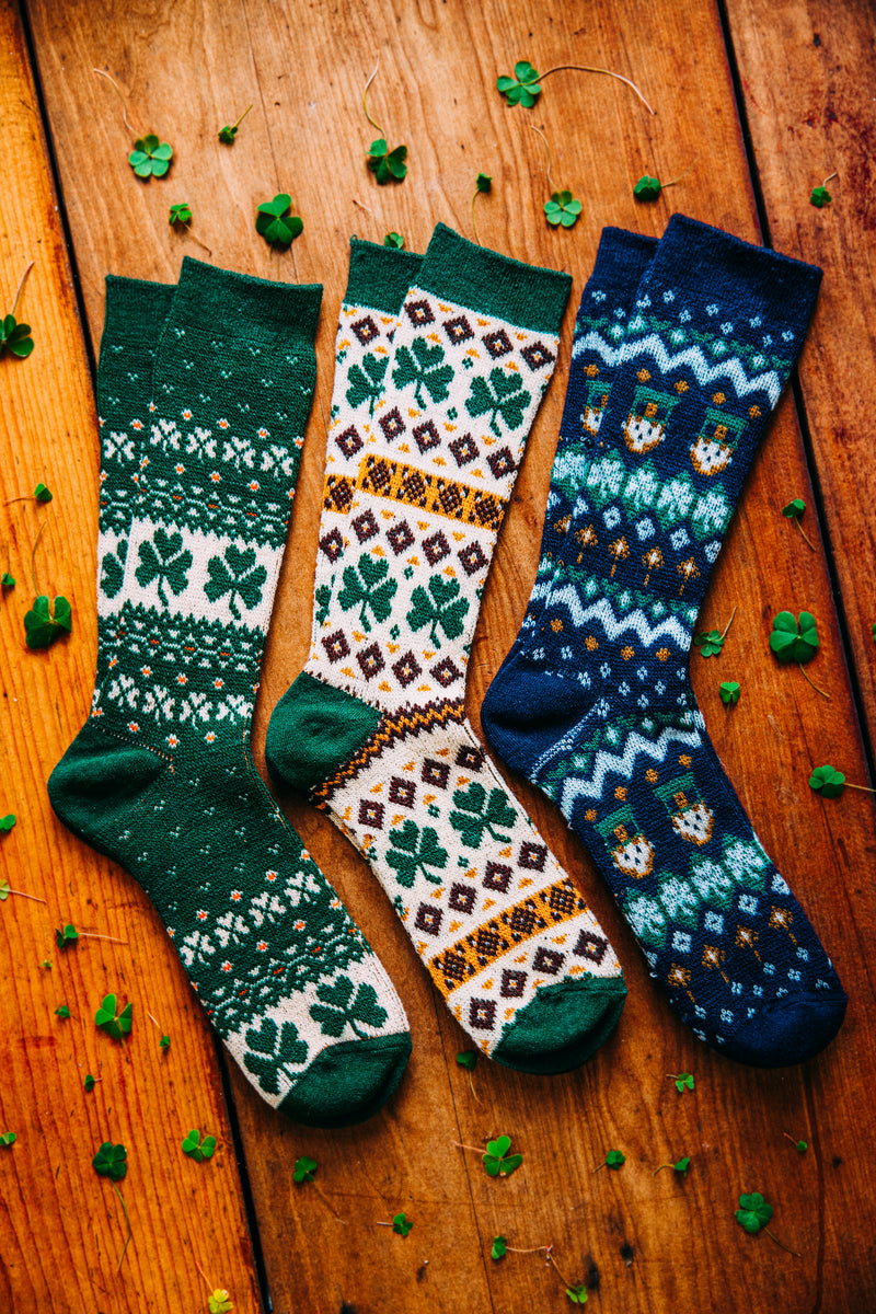 Shamrock Socks - Green