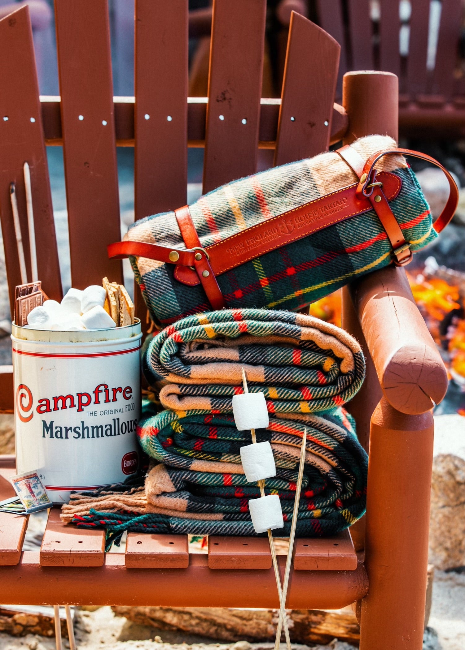 The New England House Tartan Blanket