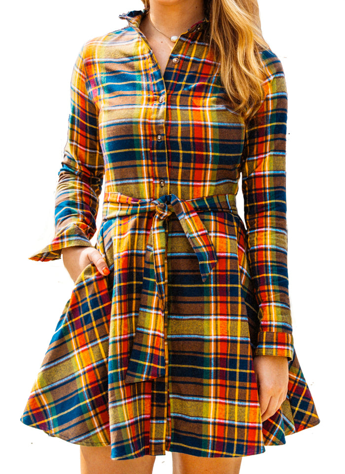 Woodstock Country Store Flannel Dress