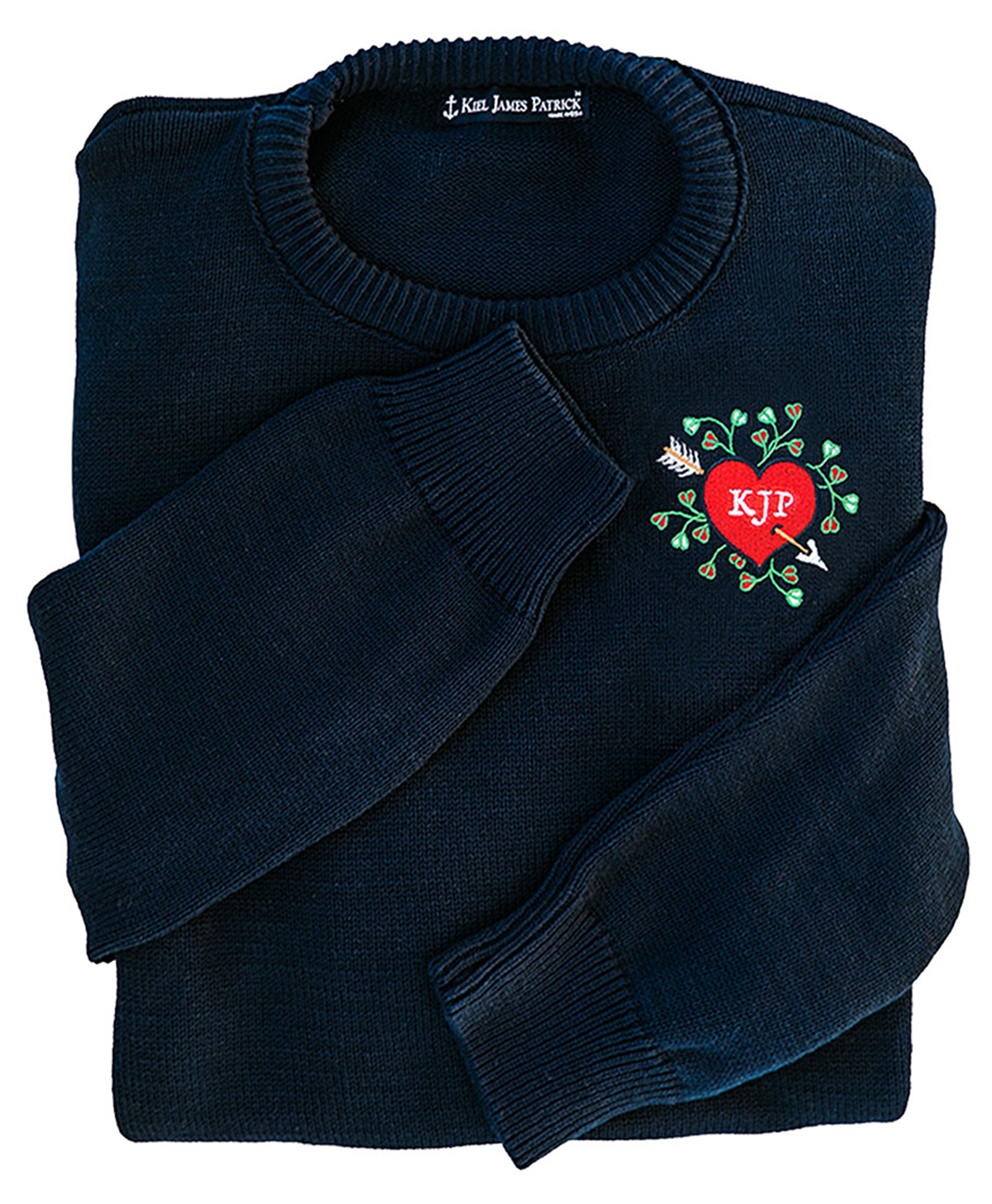Sweetheart Embroidered Monogram Sweater - Men's