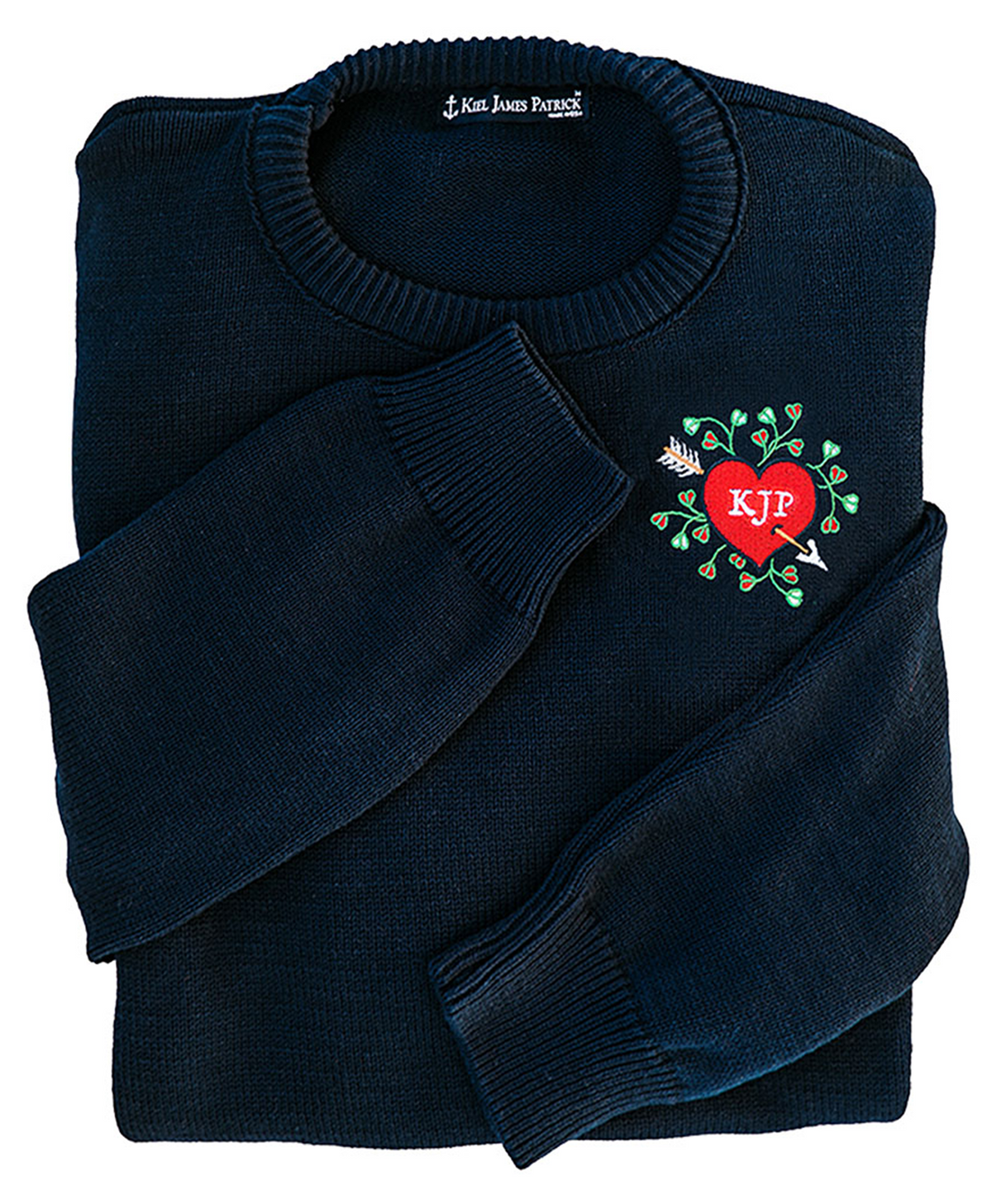 Sweetheart Embroidered Monogram Sweater - Men's