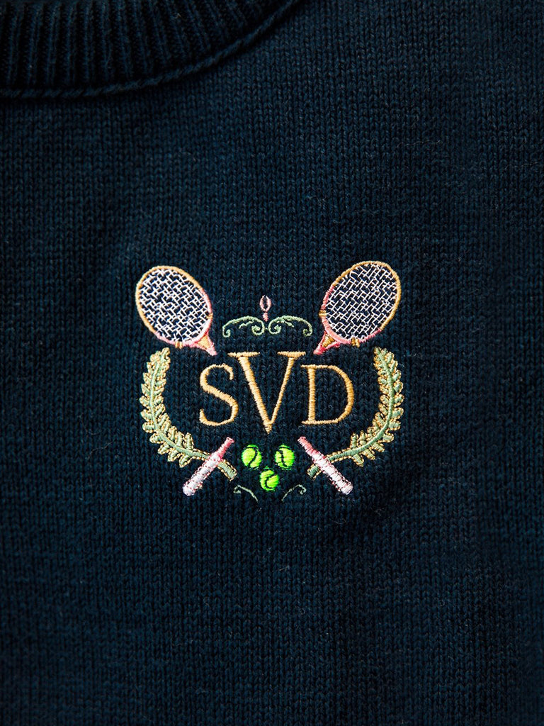 Newport Tennis Club Embroidered Monogram Sweater - Men's