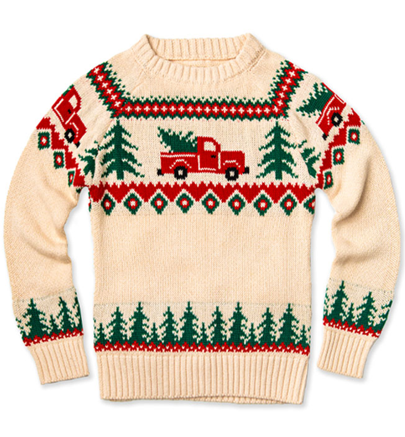 Santa's New Sleigh Kids Sweater