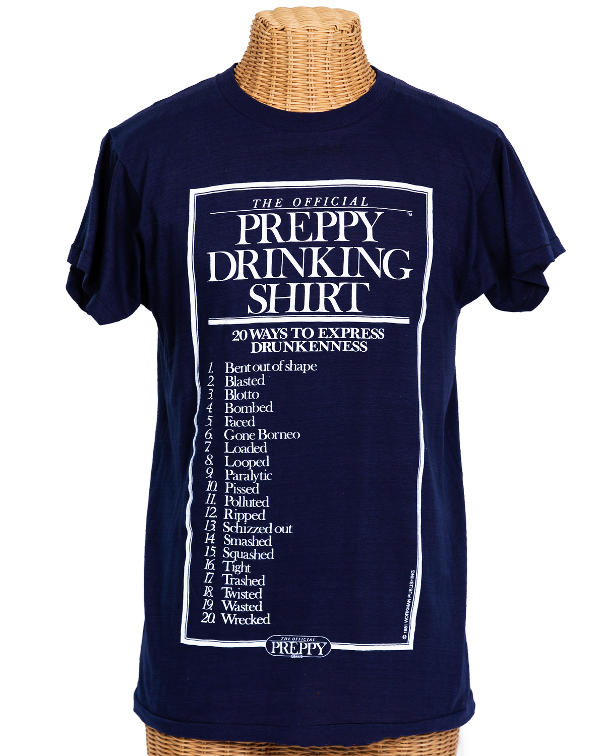 Vintage: Preppy Drinking 1981 Tee