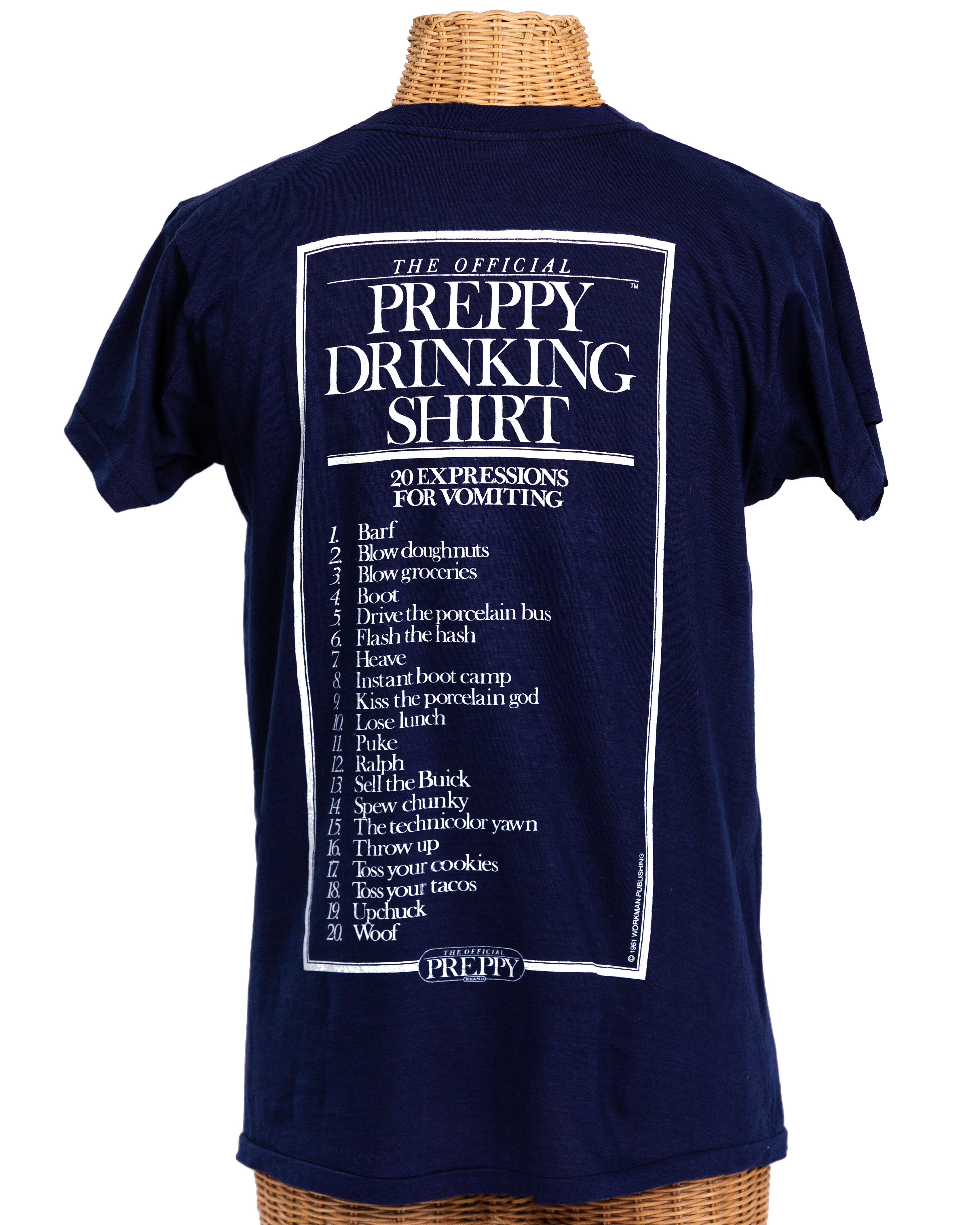 Vintage: Preppy Drinking 1981 Tee