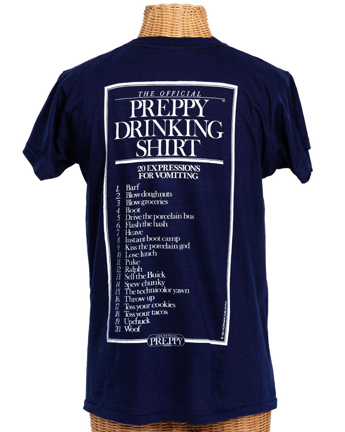 Vintage: Preppy Drinking 1981 Tee