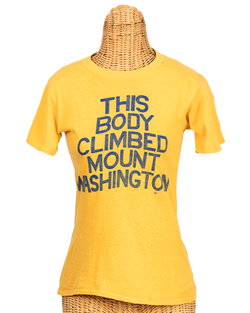 Vintage: This Body Climbed Mount Washington Tee