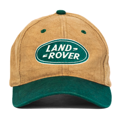 Vintage: Land Rover Tan and Green Hat
