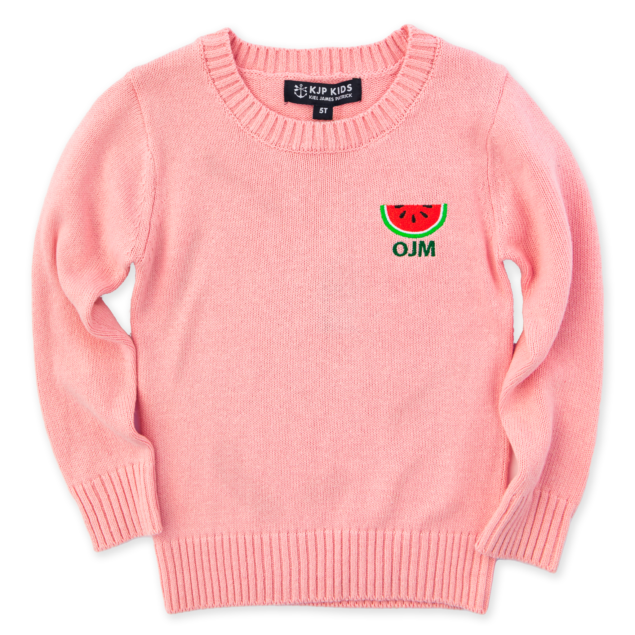 Watermelon Monogram Kids Sweater