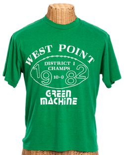 Vintage: West Point District Champs 1982 Green Machine Tee