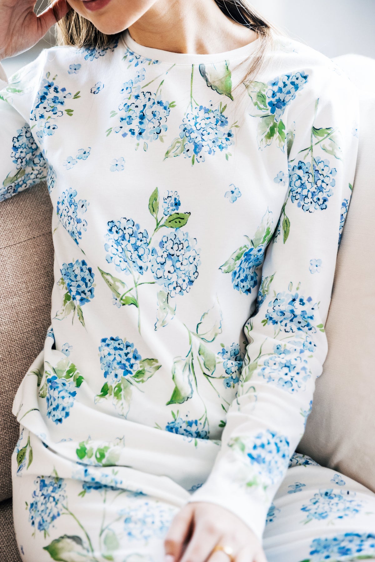 Hydrangea Bloom Pajama Set